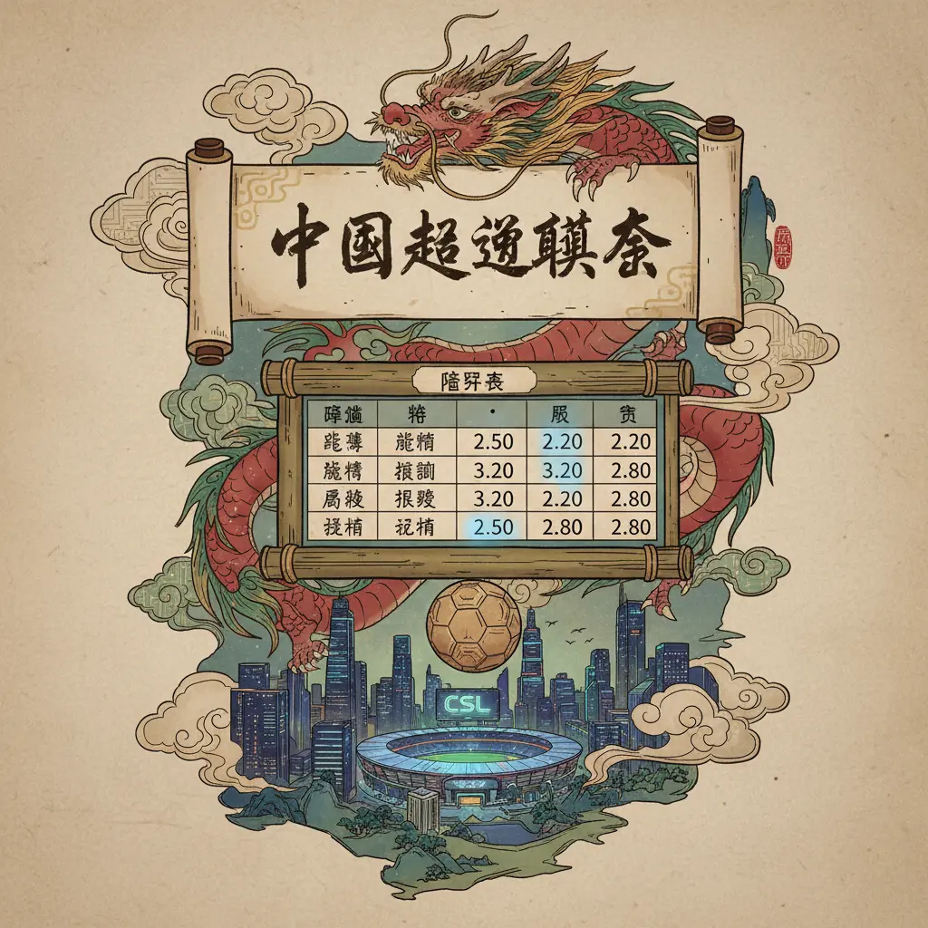 賠率表 - 中國超級聯賽