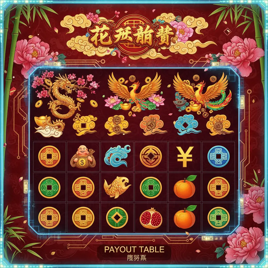 老虎機賠率表 - 花開富貴
