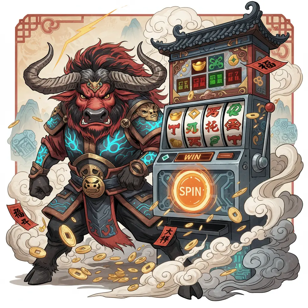 吃角子老虎機 - 瘋狂野牛